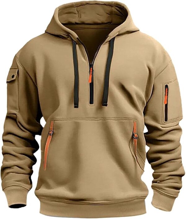 Christmas Hoodie,Mens Quarter Zip Hoodi     best deals% - Image 3