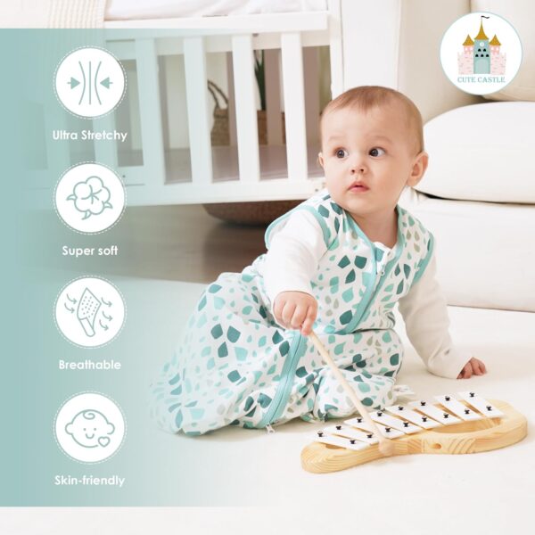 Cute Castle Baby Sleep Sack 0-6 Months - Lightweight71%off - Image 2