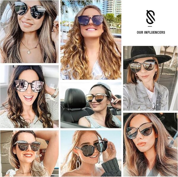 SOJOS Oversized Round Sunglasses for Women and Men 36%OFF